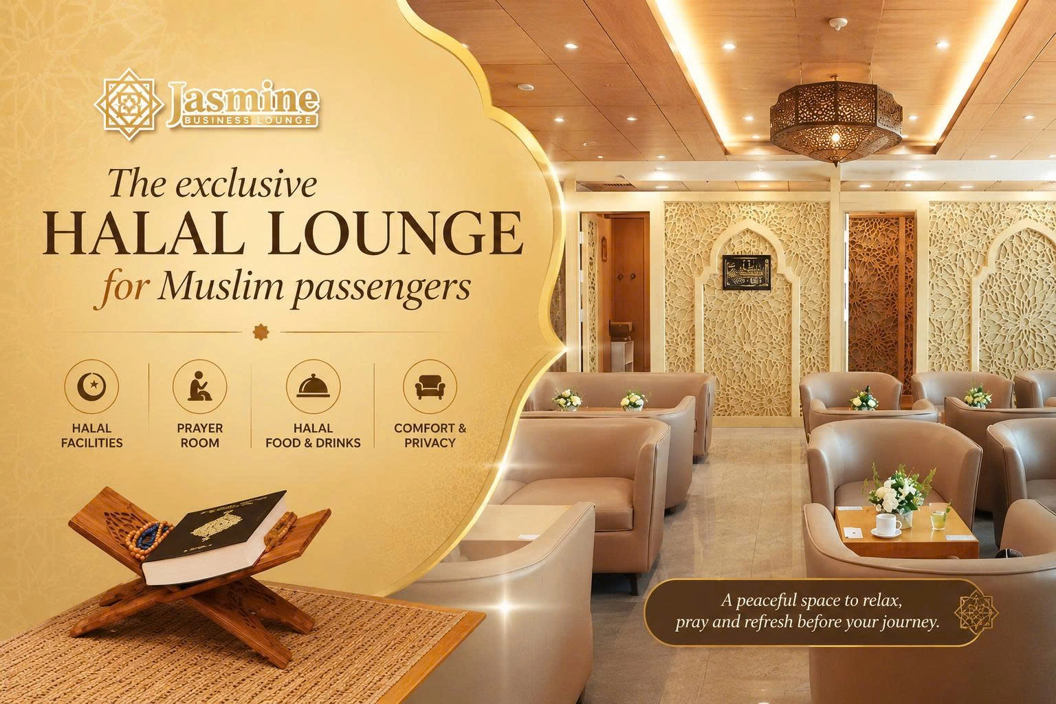[Premium Lounge] Jassmine Halal Lounge | Tan Son Nhat International Airport (SGN)