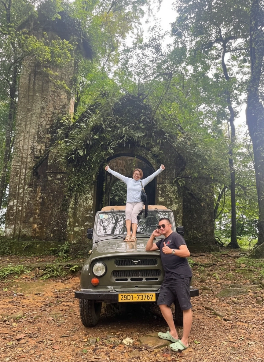 Hanoi Jeep Tour to Ba Vi National Park & Duong Lam Ancient Village