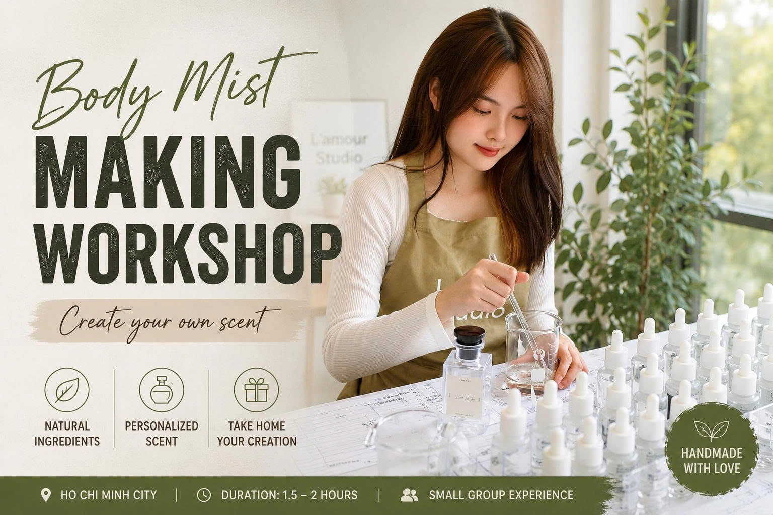 Body Mist Making Workshop in Ho Chi Minh City