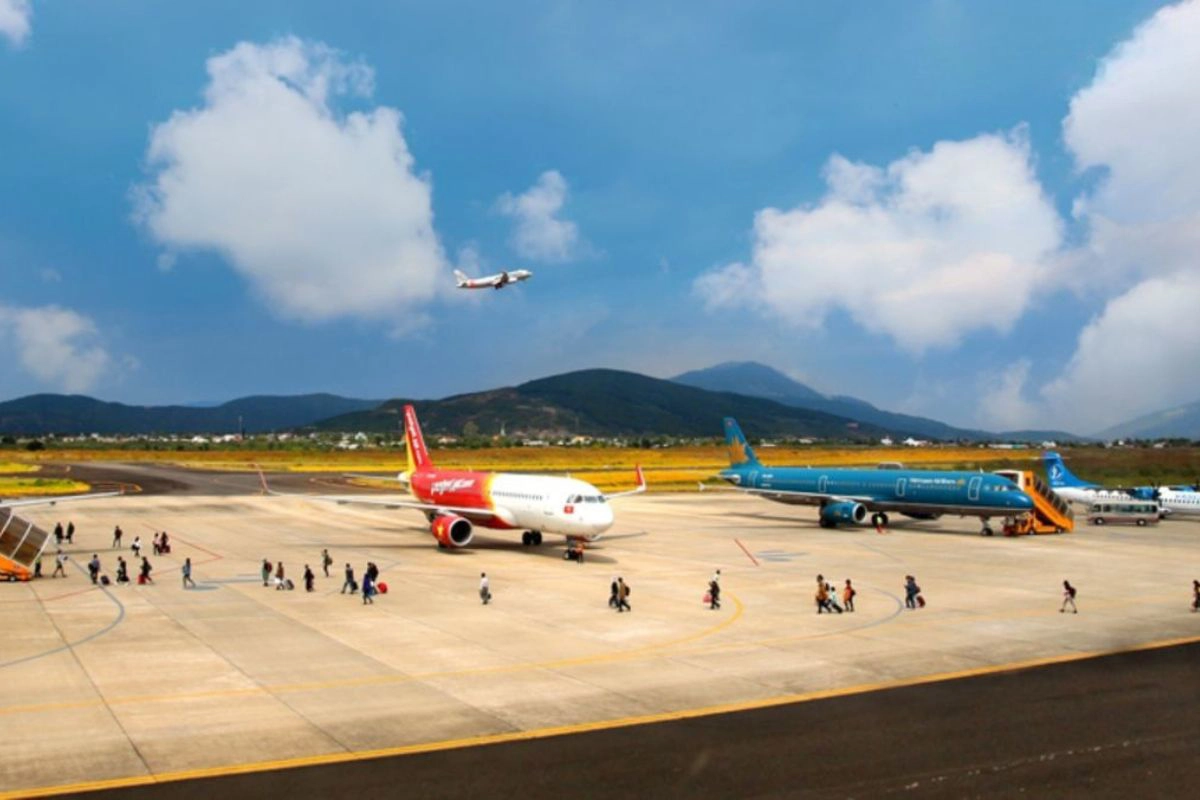 Lien Khuong Airport for Da Lat to Hanoi flights - Source: Nguyen Huong