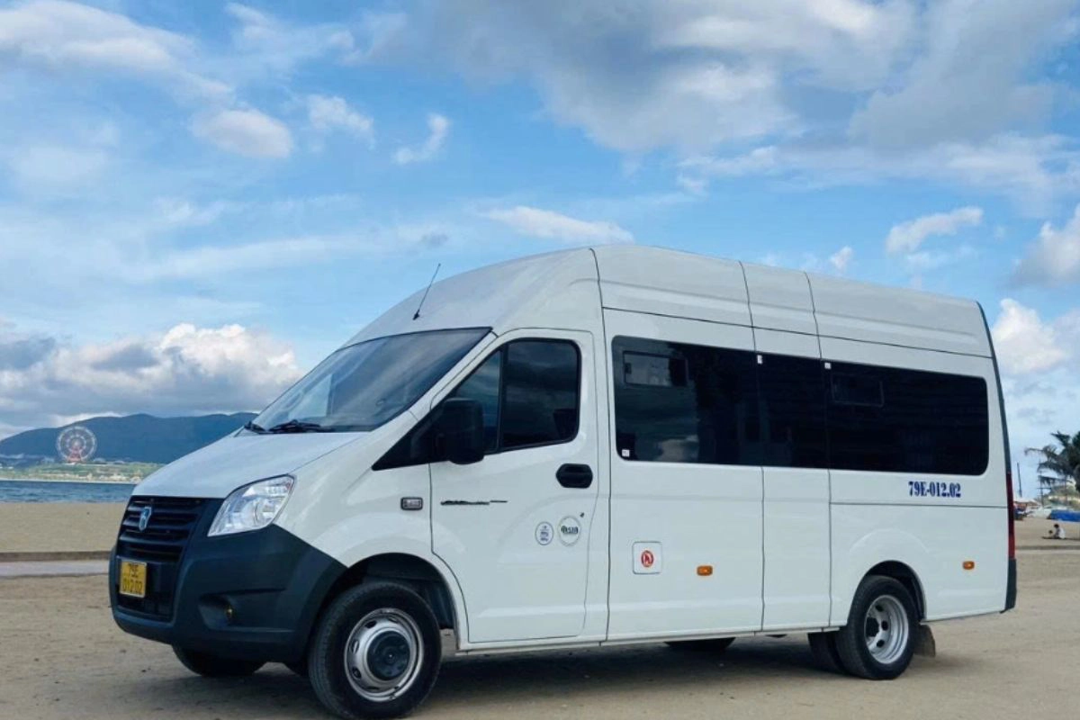 Travelers can choose buses, private cars, or motorbikes for this route