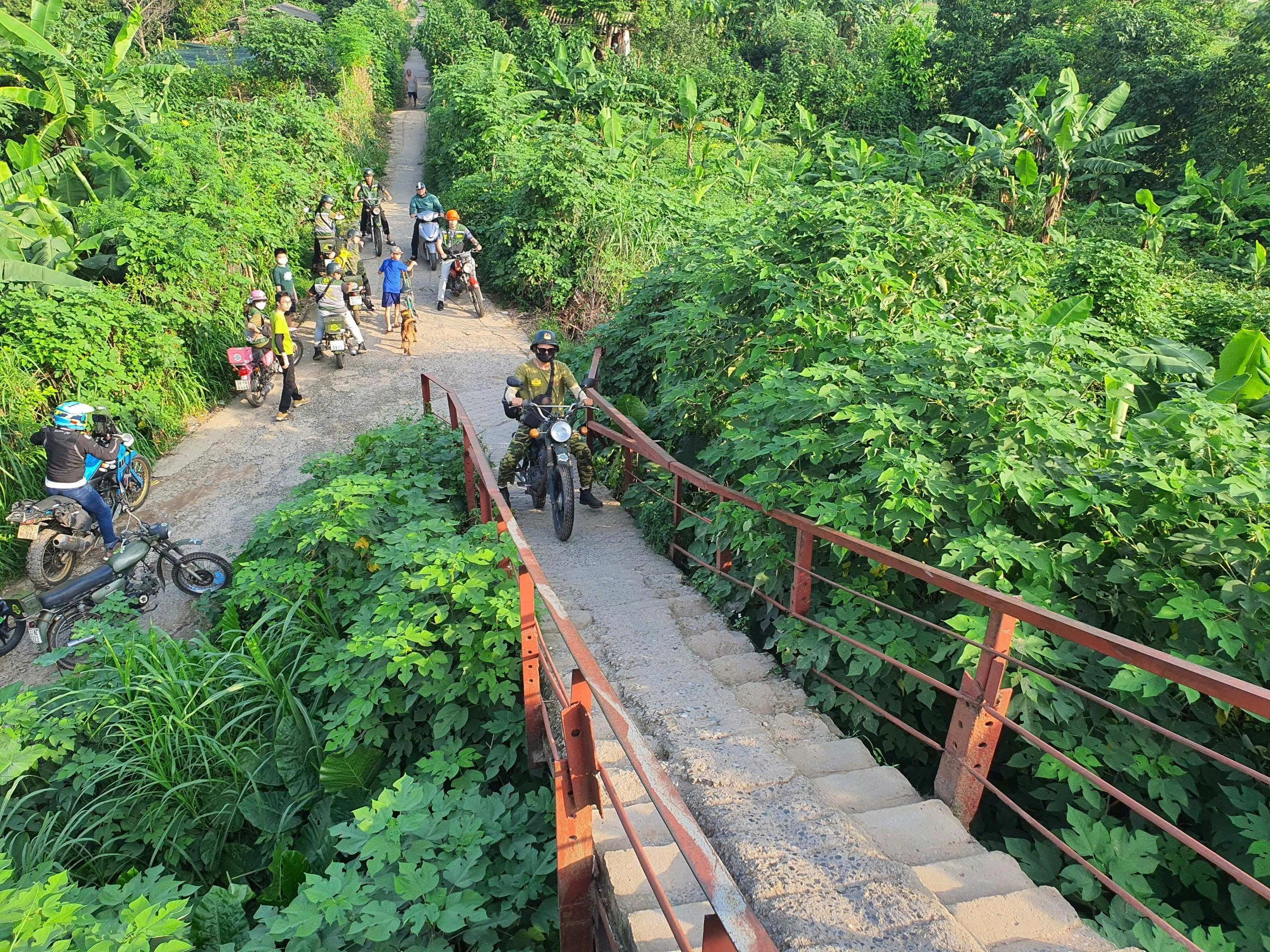 Day Tour | Experience Hanoi suburbs and Co Loa Citadel by military-style Vespa/Minsk vehicle