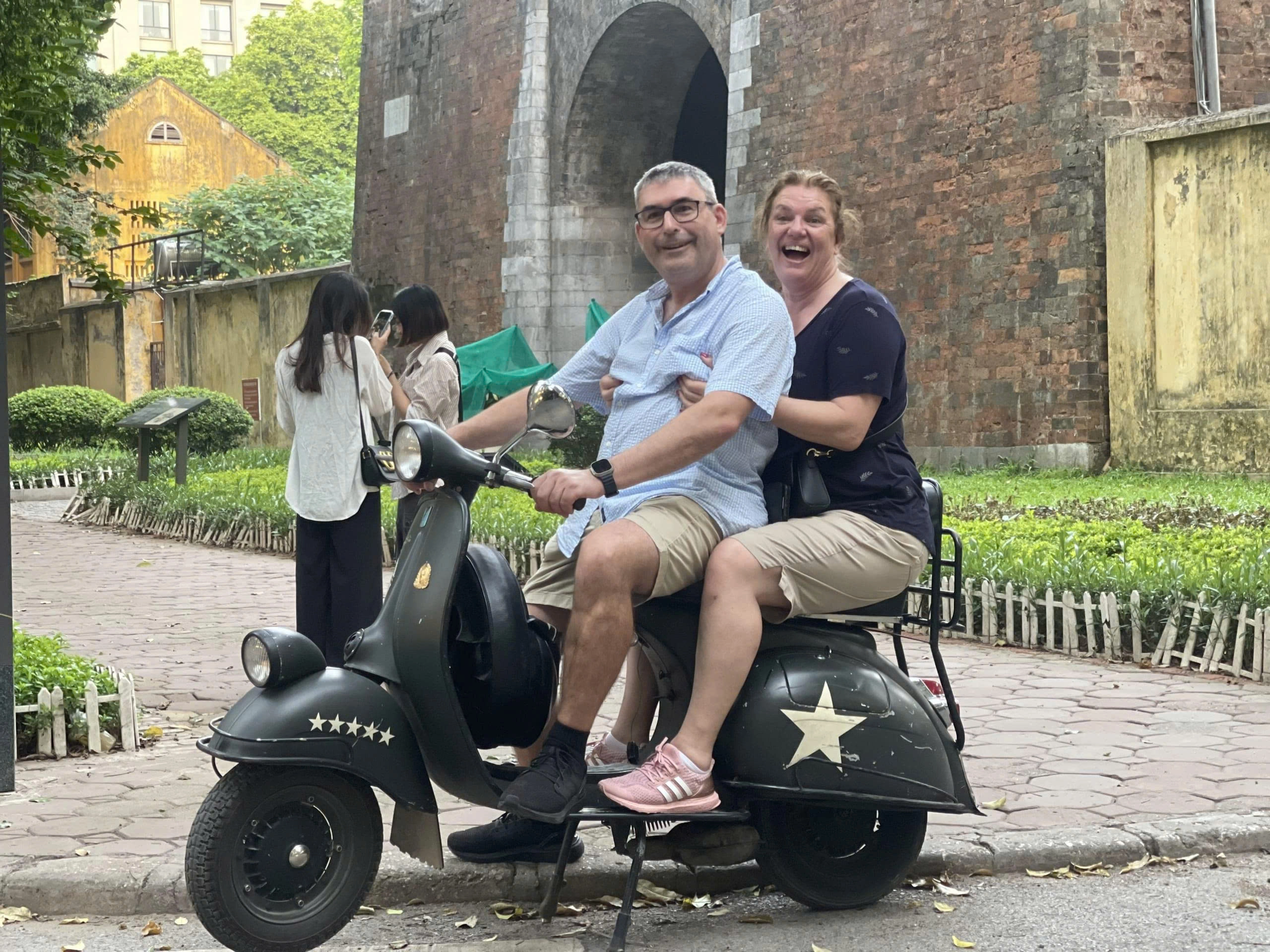 Day Tour | Experience Hanoi suburbs and Co Loa Citadel by military-style Vespa/Minsk vehicle