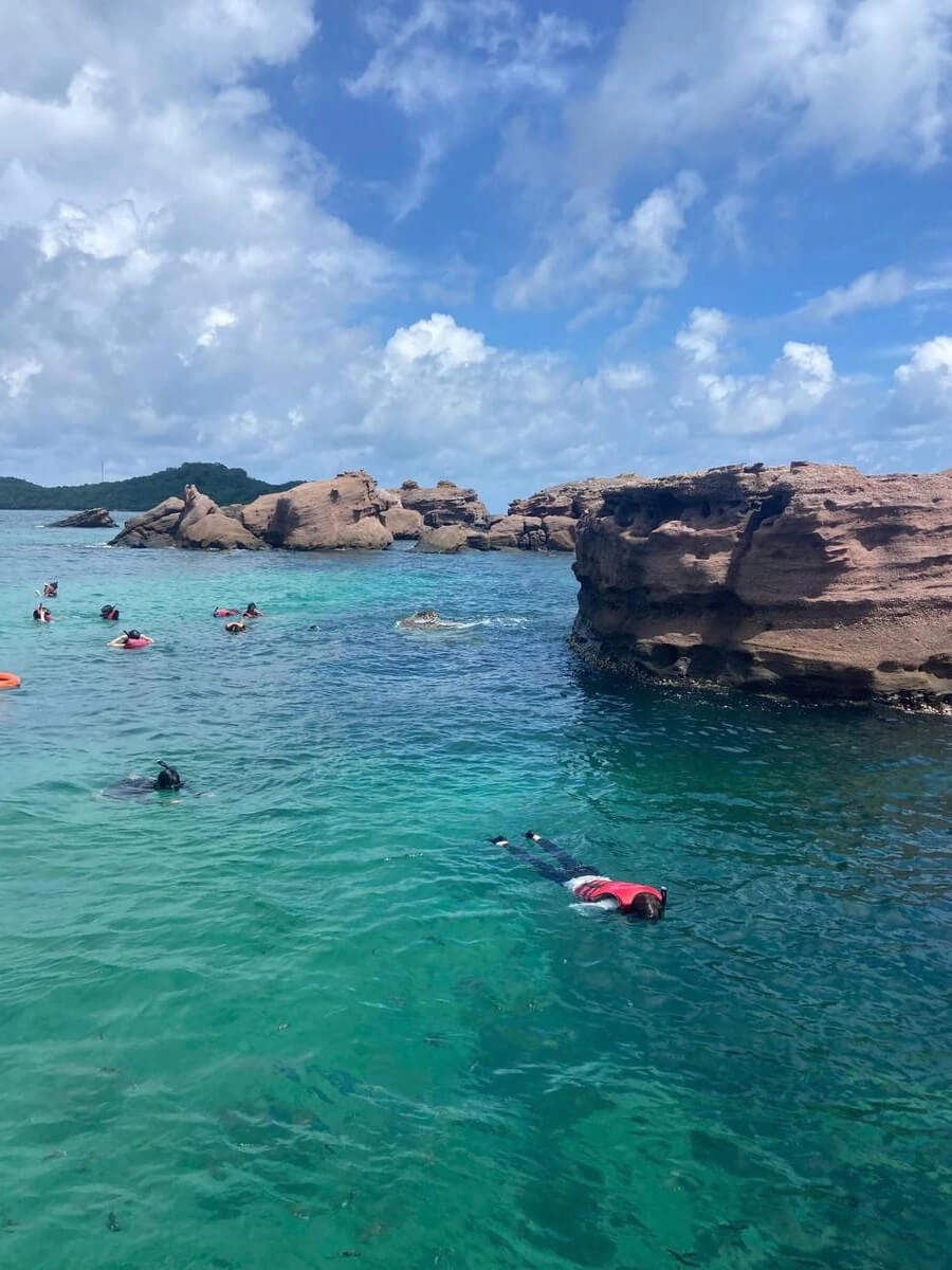 Day Tour | Phu Quoc 3 Islands Tour on Junk Cruise: Island Hopping Shared Tour, Snorkeling Experience, Seafood Lunch on the Boat | Vietnam