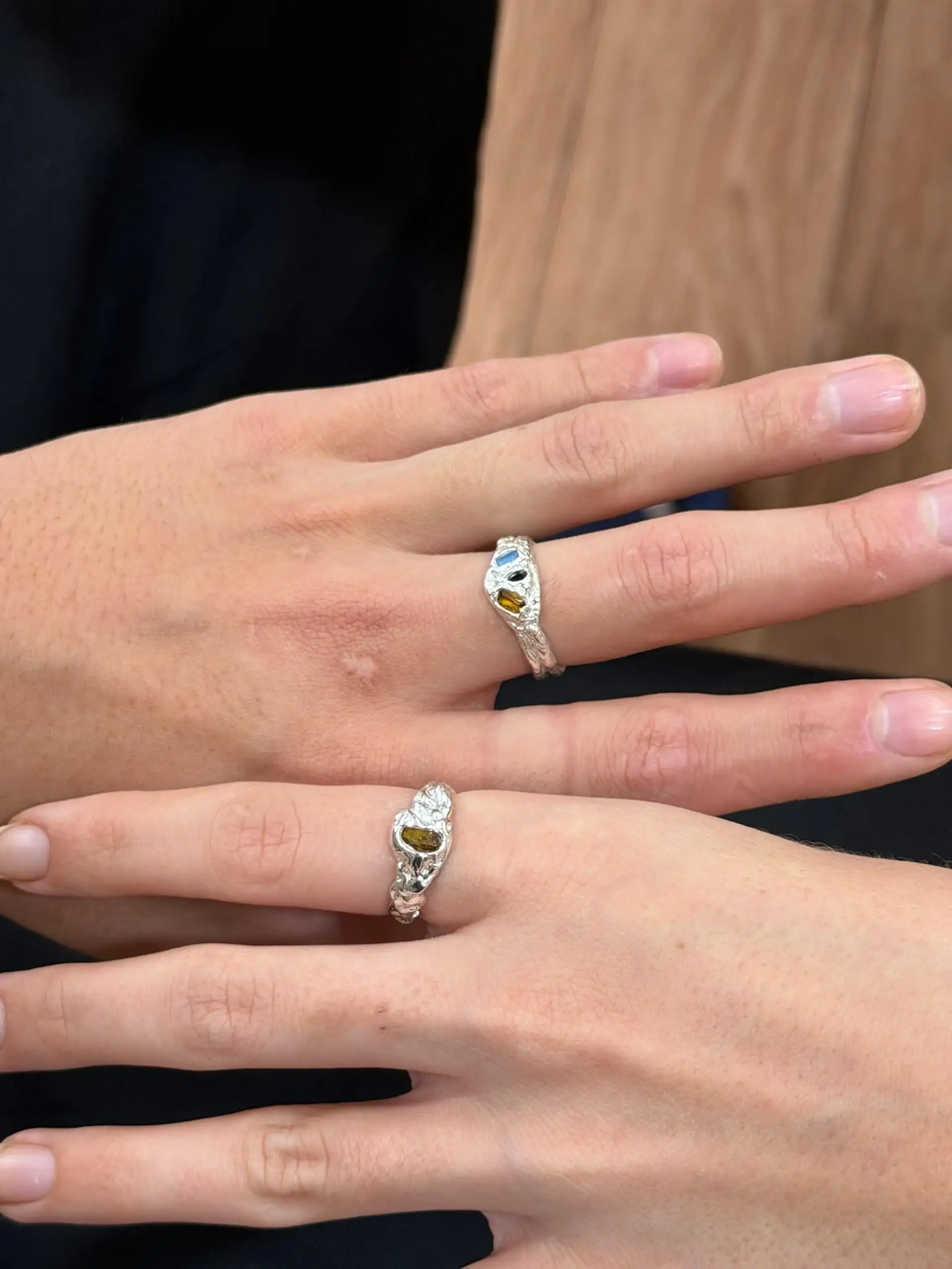Silver Clay Ring Workshop with Natural Gemstones in Hanoi
