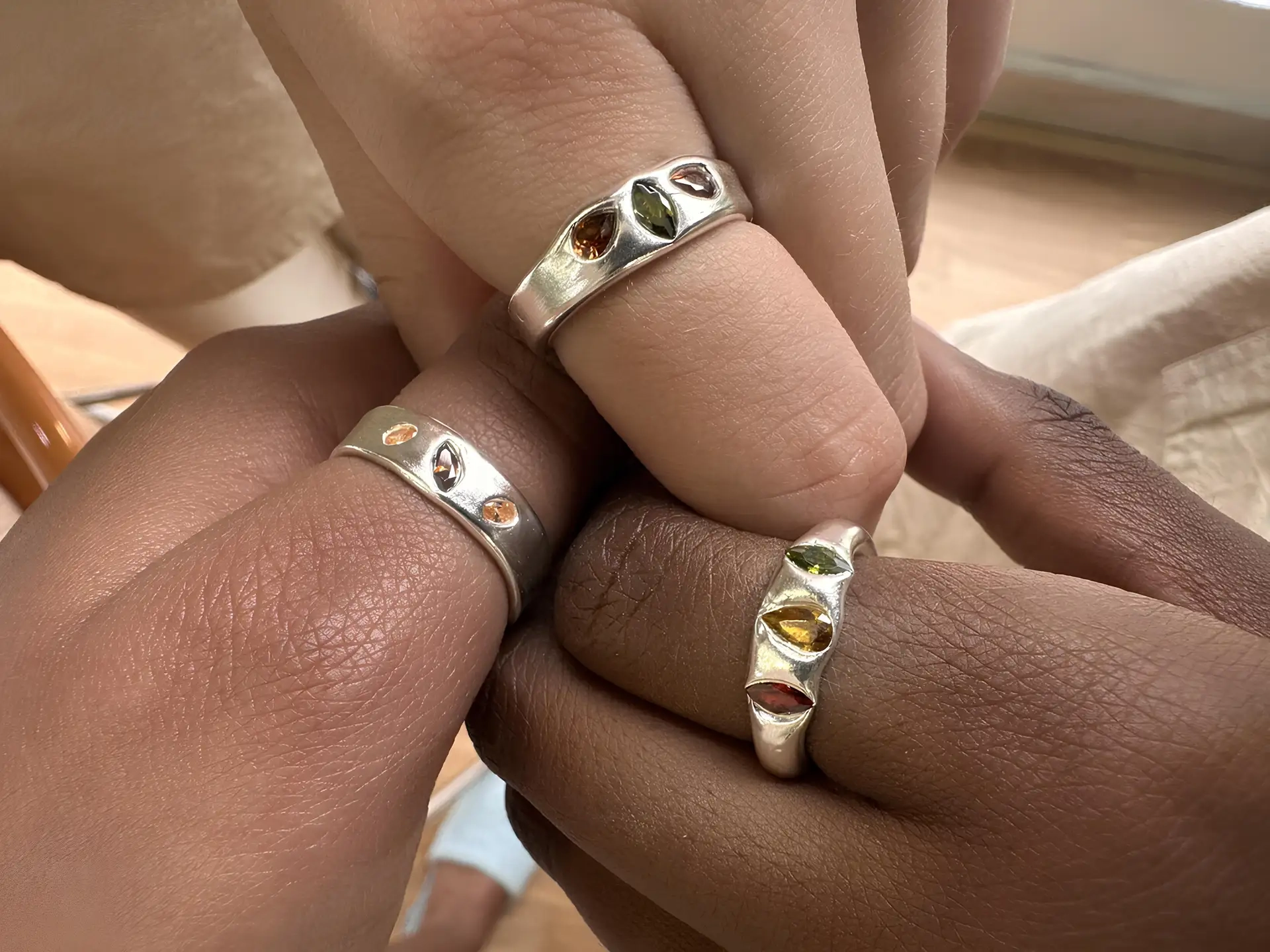 Silver Clay Ring Workshop with Natural Gemstones in Hanoi
