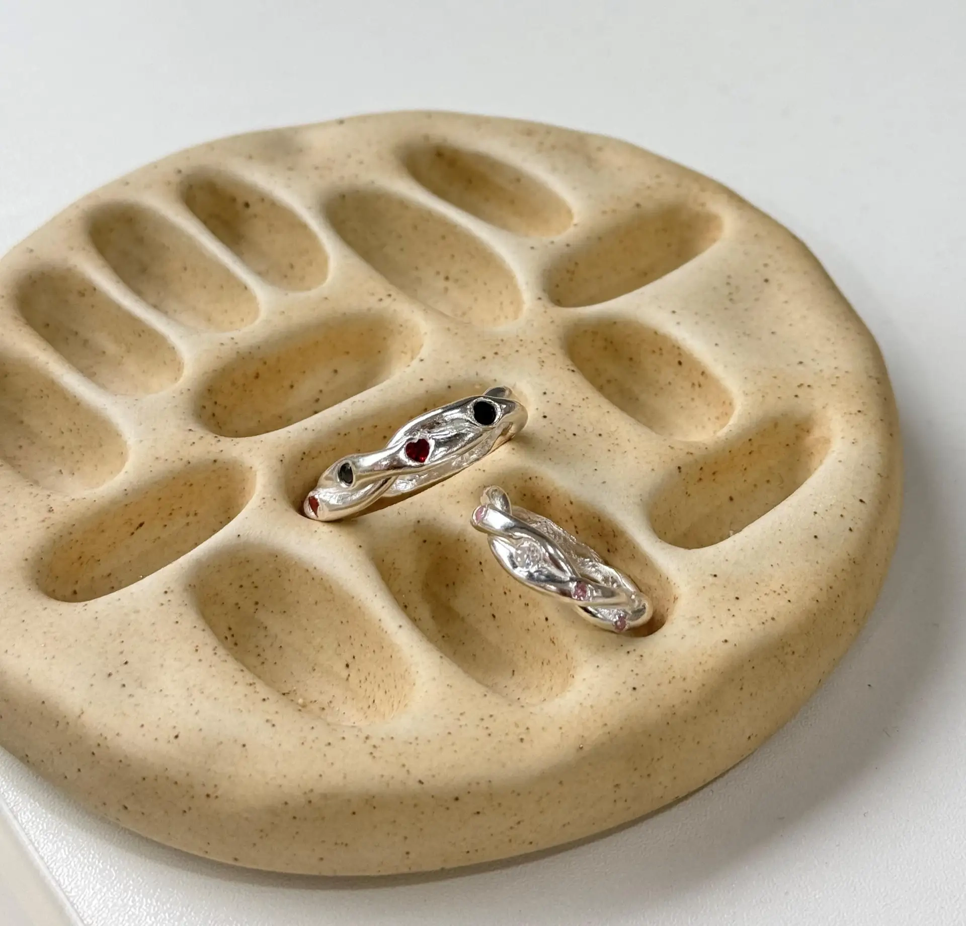 Silver Clay Ring Workshop with Natural Gemstones in Hanoi