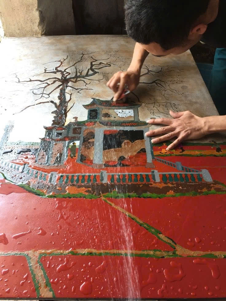 Day Tour | A Journey Through Hanoi's Traditional Craft Villages: Incense Village - Conical Hat Village - Lacquer Village On Vintage Cub Motobike