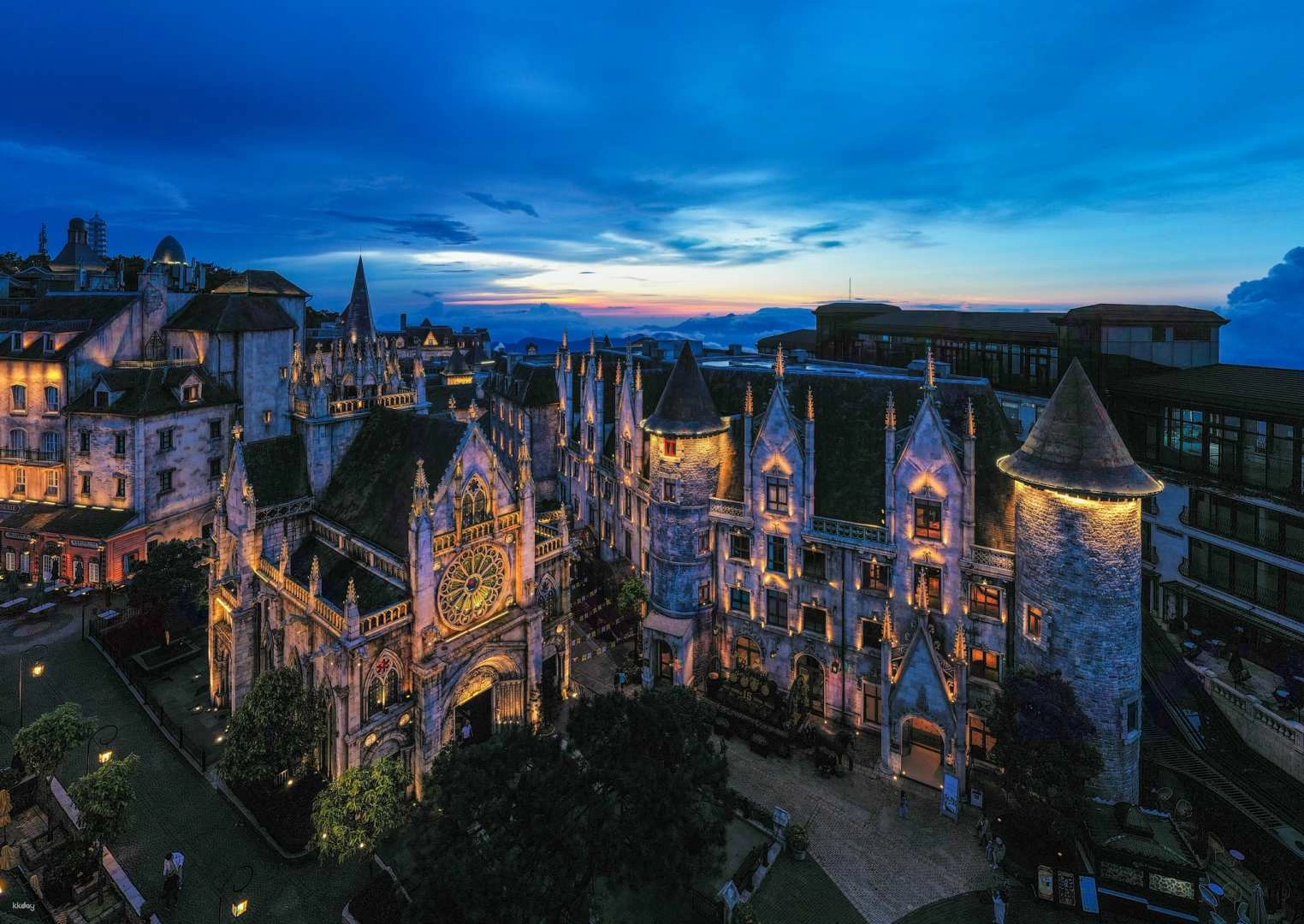 Enjoy Ba Na Hills By Night And Golden Bridge with Buffet Dinner and Round Trip Shuttle Bus | Depart from Danang 
