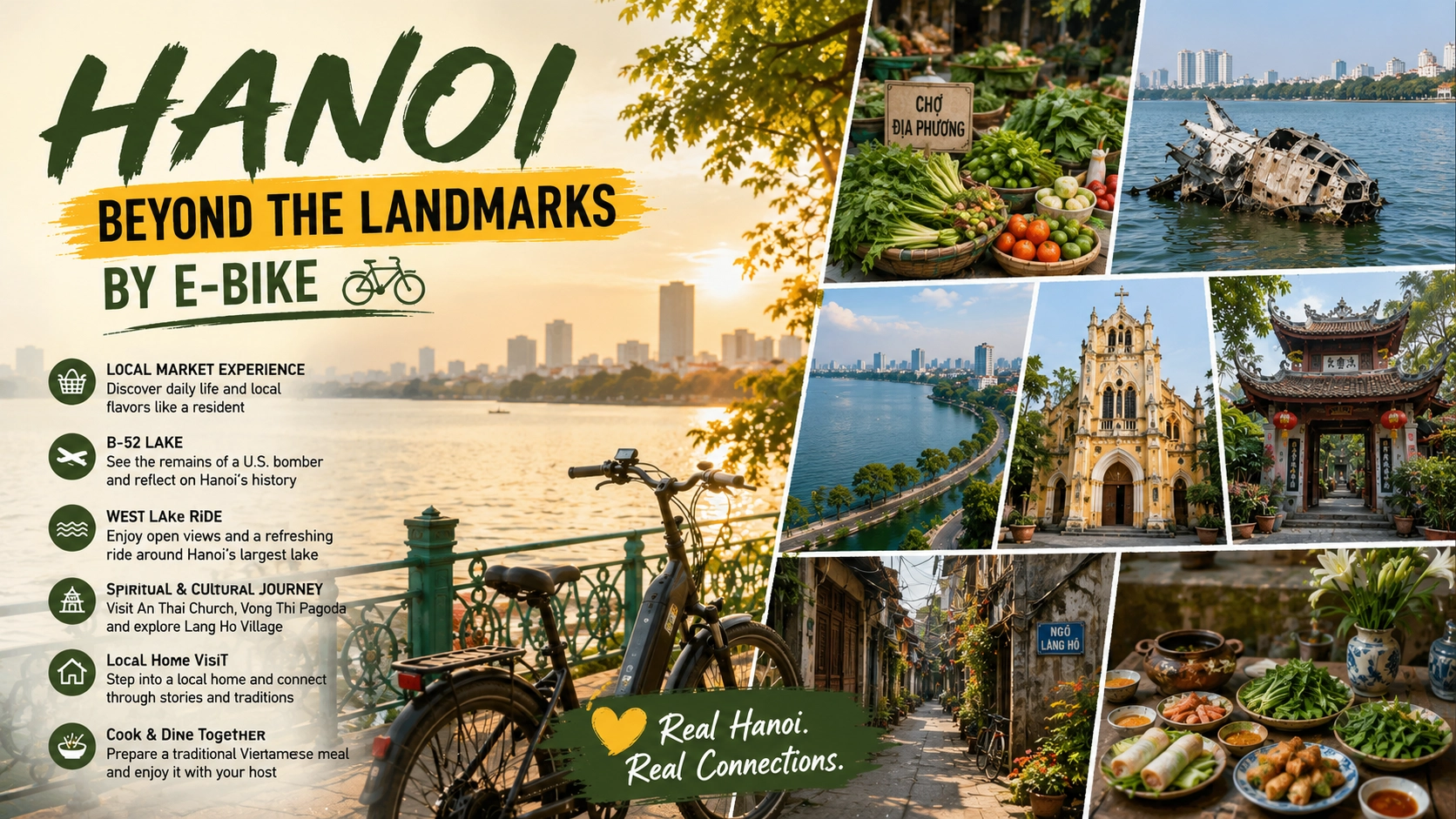 Hanoi Beyond the Landmarks by E-Bike