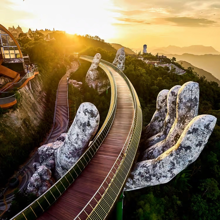 Enjoy Ba Na Hills By Night And Golden Bridge with Buffet Dinner and Round Trip Shuttle Bus | Depart from Danang 