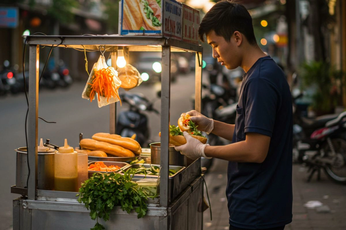 Street banh mi in Ho Chi Minh City captures the true taste of Vietnam