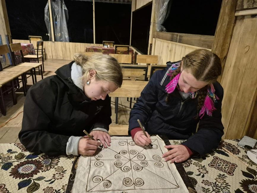 Batik Painting Workshop in Ta Van Village Sapa