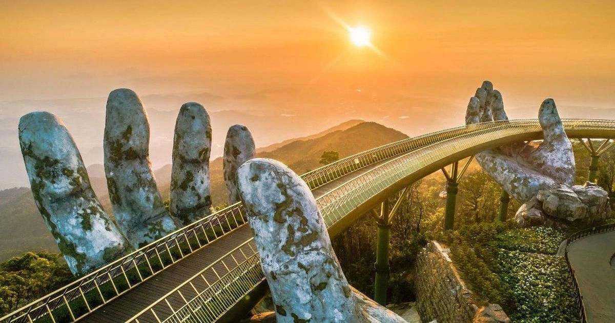 Golden bridge ba na hills da nang vietnam