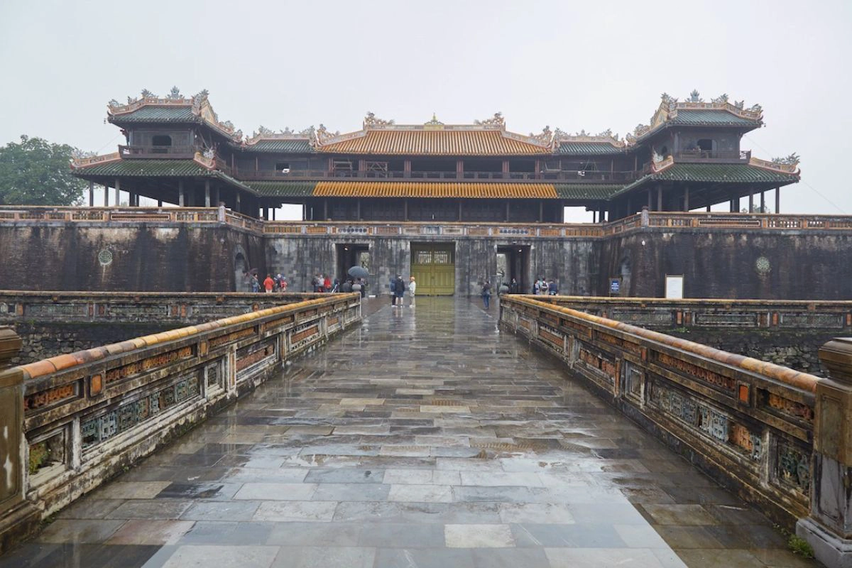 Ngo Mon gate, the main gate to Hue Imperial Citadel
