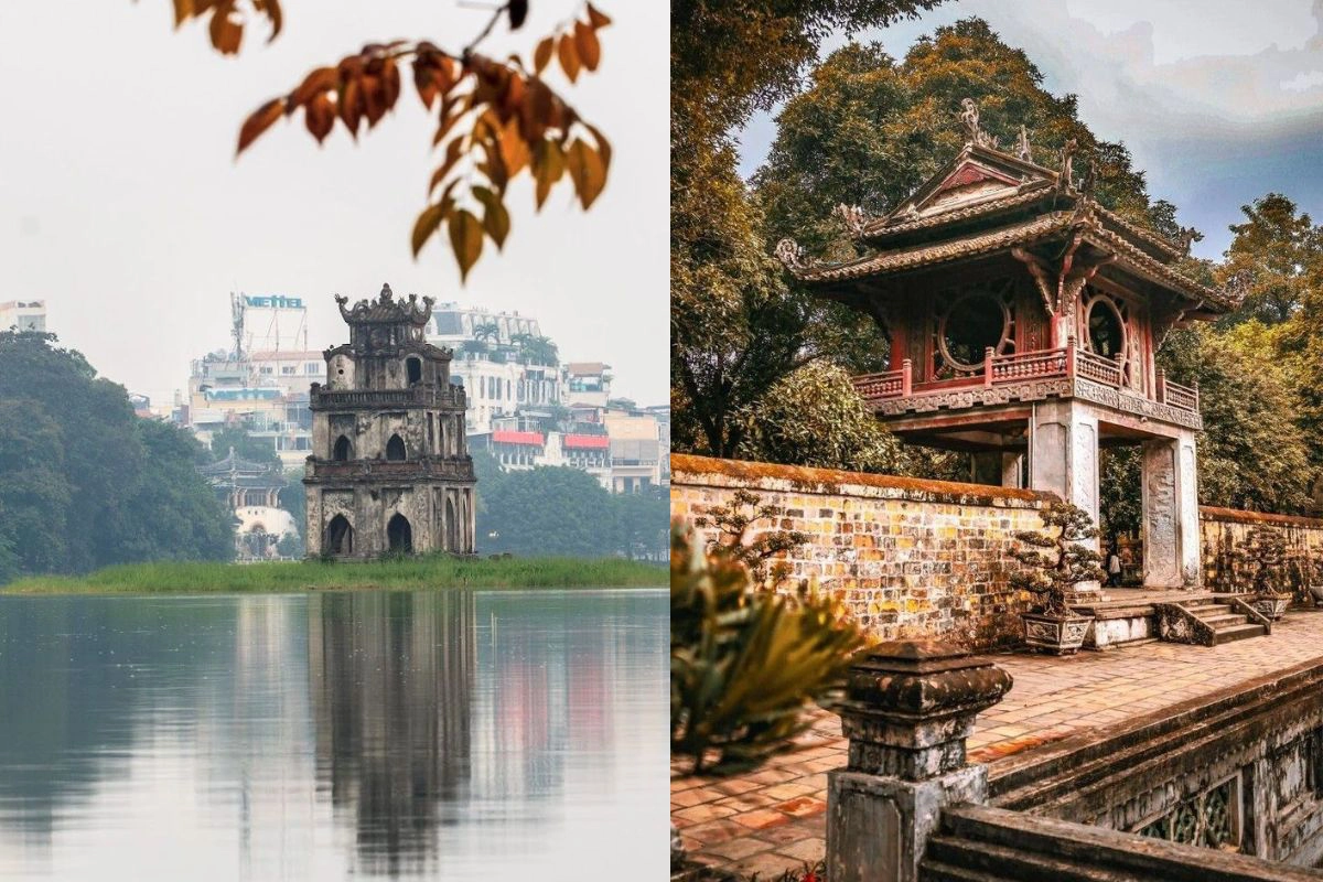 Hanoi’s Old Quarter starts the journey with local energy