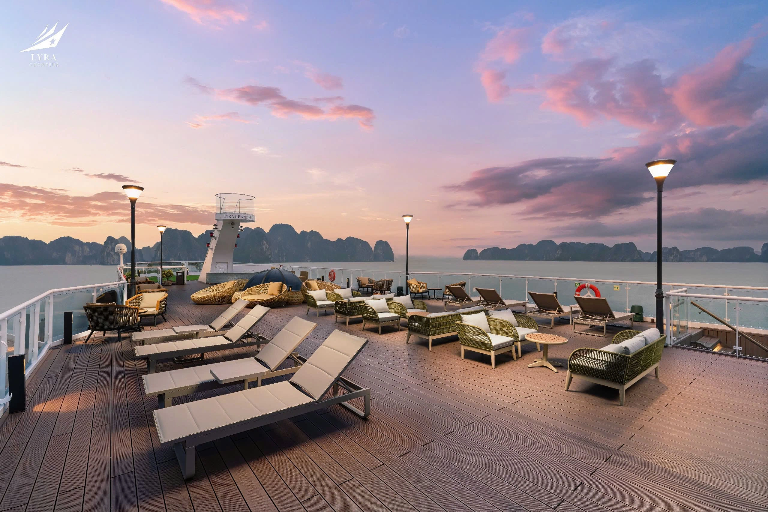 2D1N | Enjoy Lan Ha Bay in 5* Lyra Grandeur Cruise Depart from Hạ Long