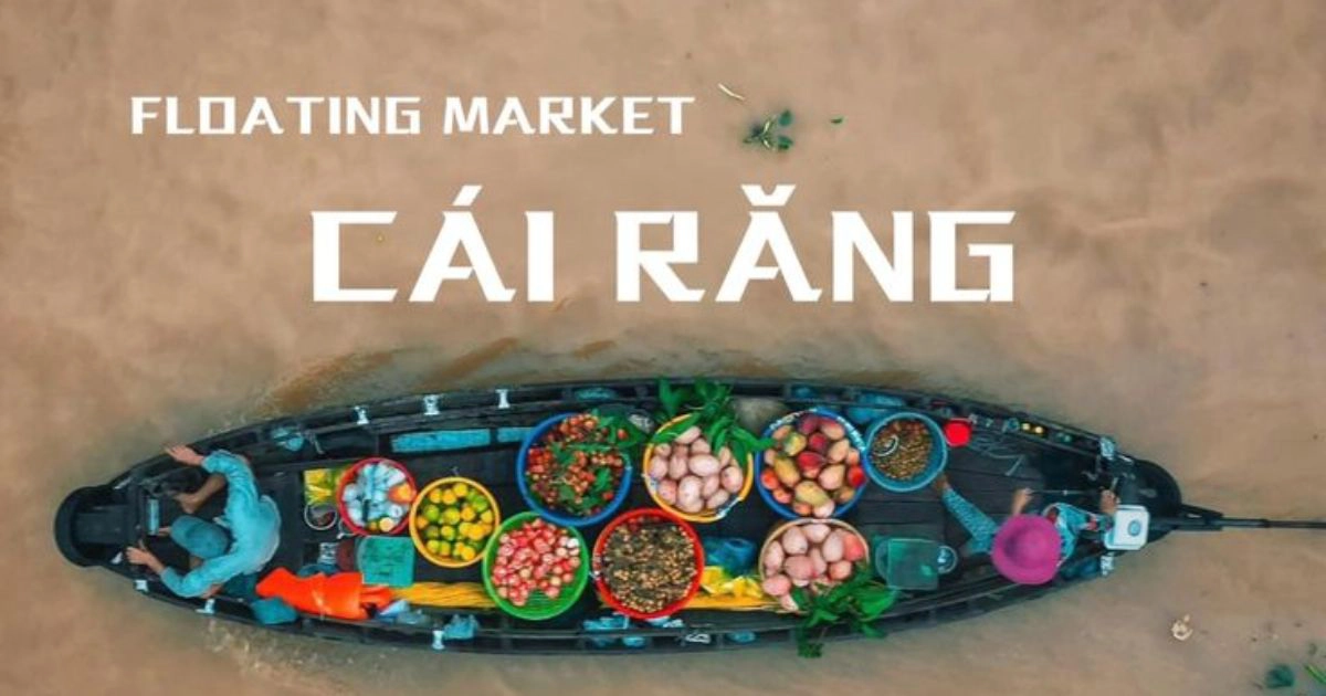 Cai Rang floating market can tho vietnam
