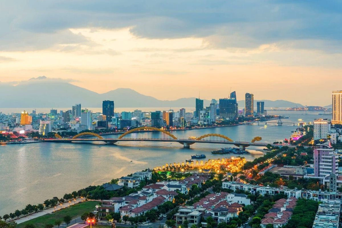 Da Nang connects beaches, airports, and central attractions