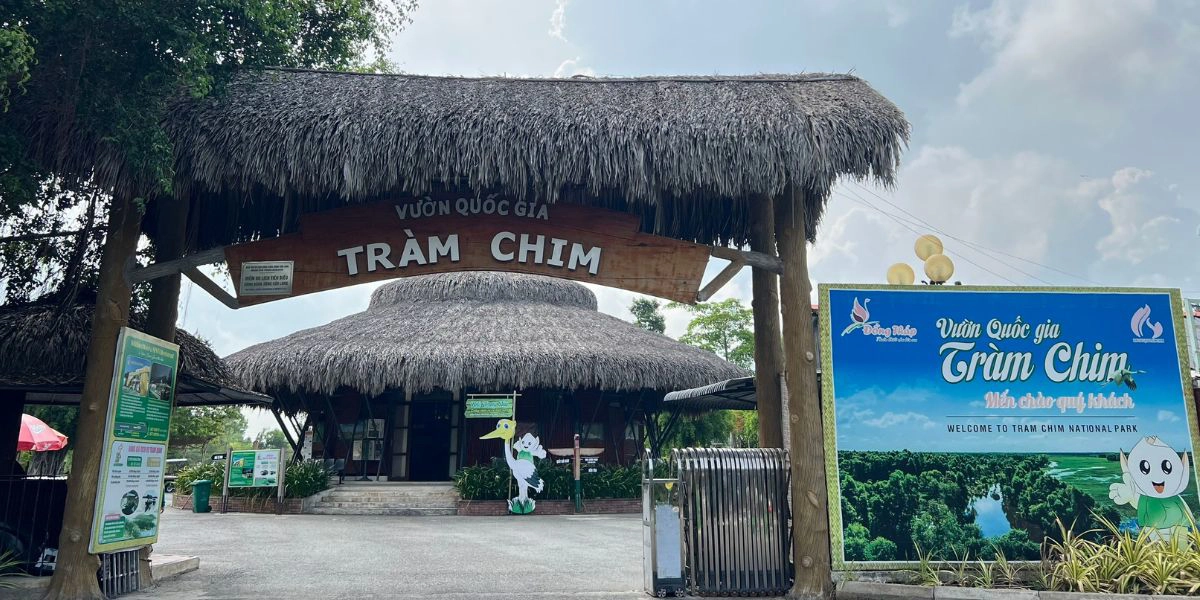 Tram Chim wetland birdwatching