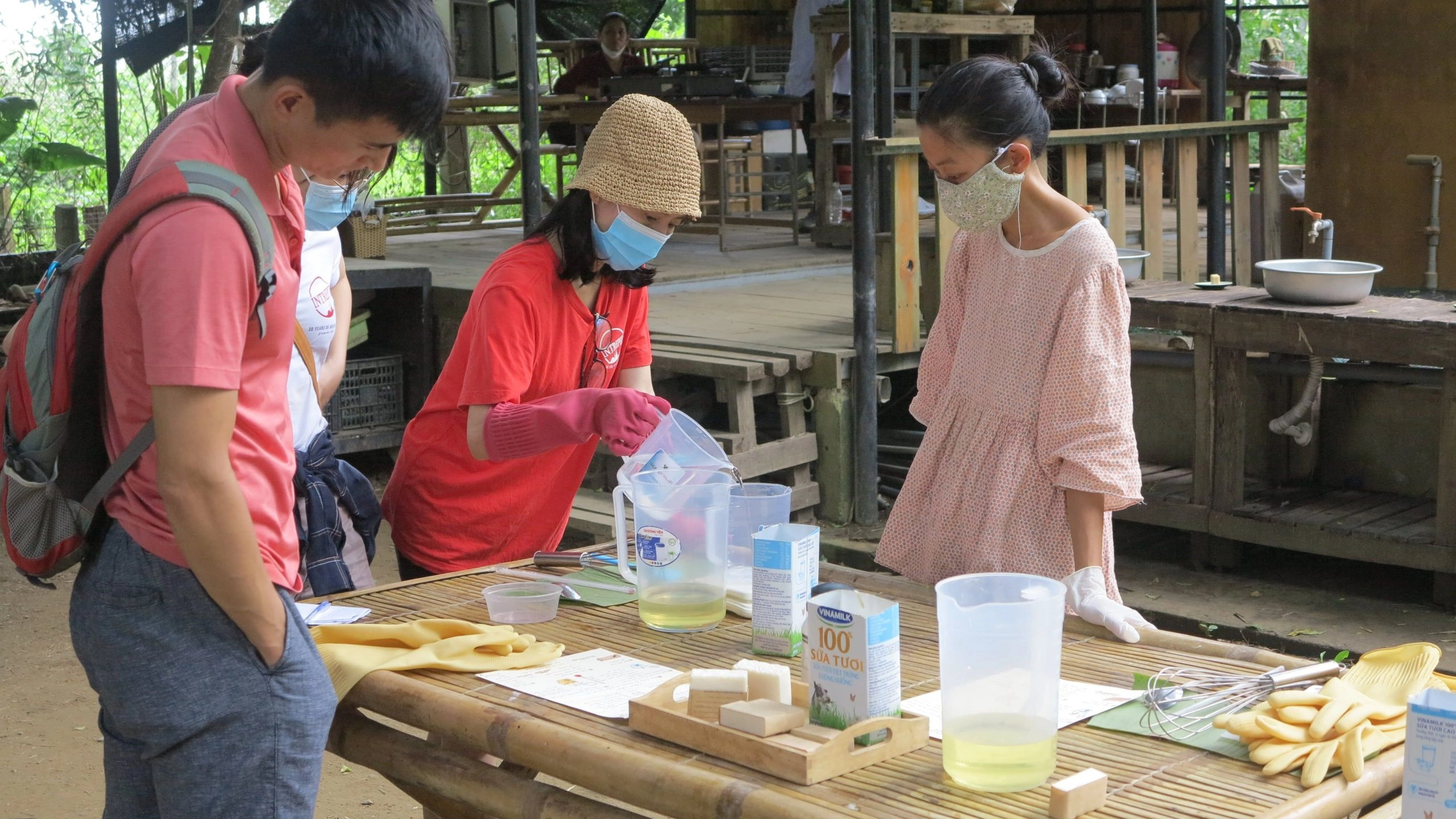 DIY Used Cooking Oil Recycling & Handmade Soap Workshop in Hoi An
