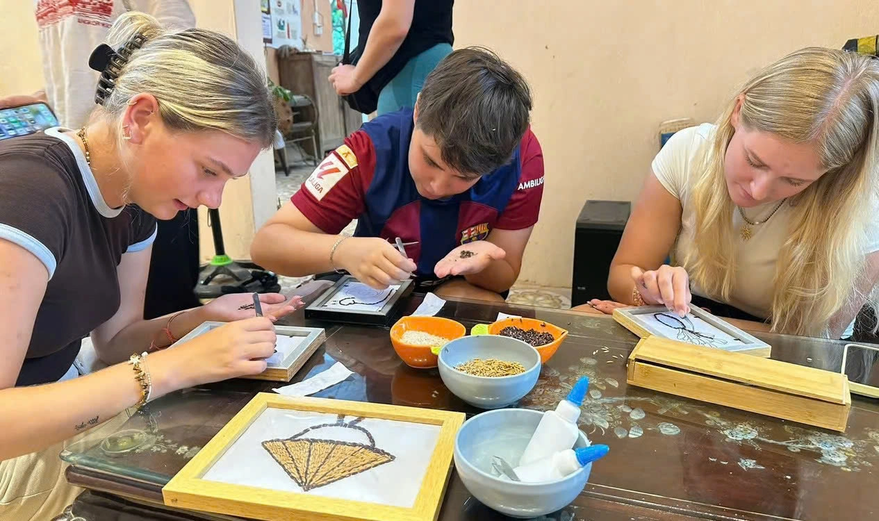Rice Mosaic Workshop in Ninh Binh