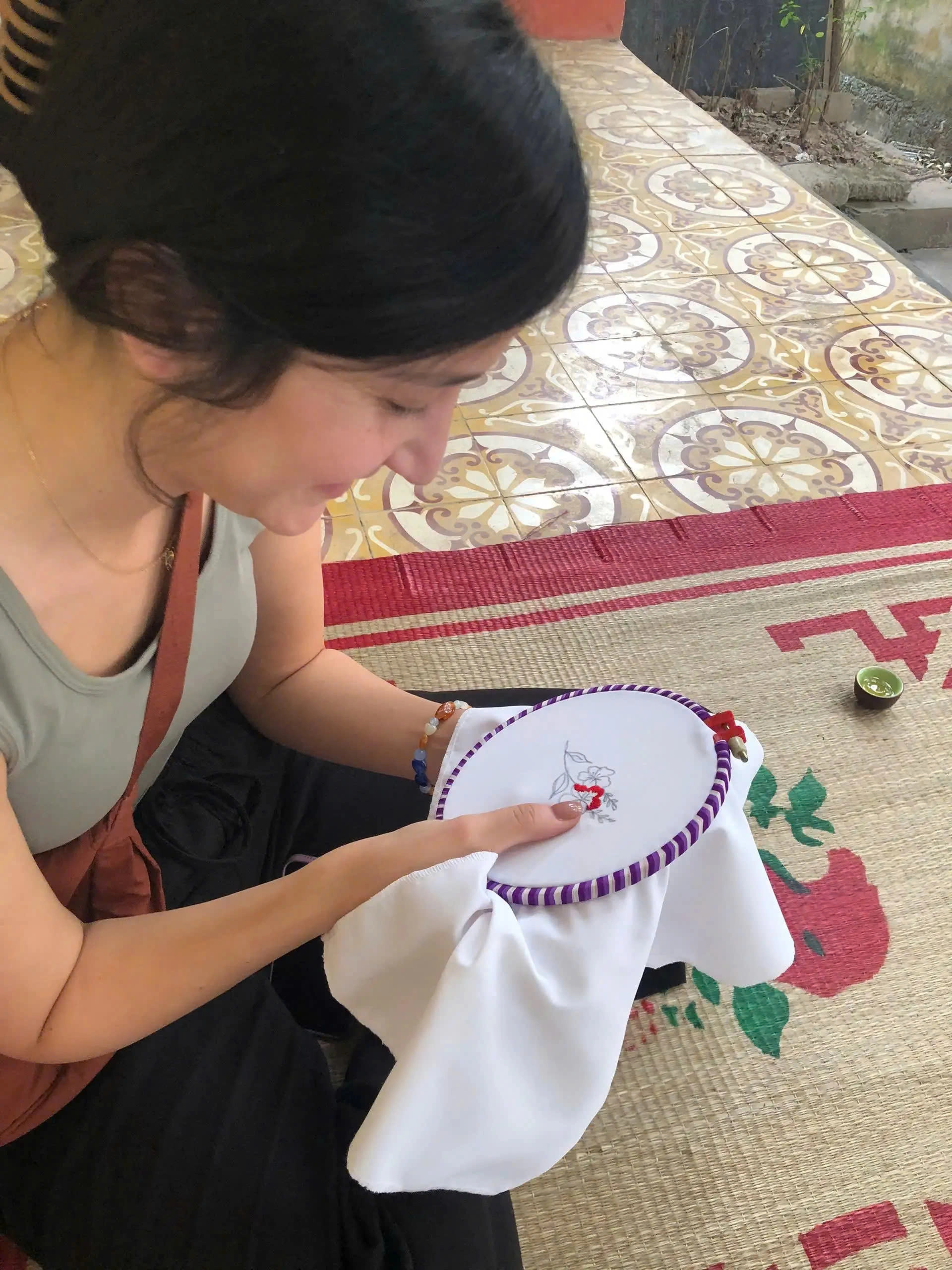 Hand embroidery Workshop in Ninh Binh
