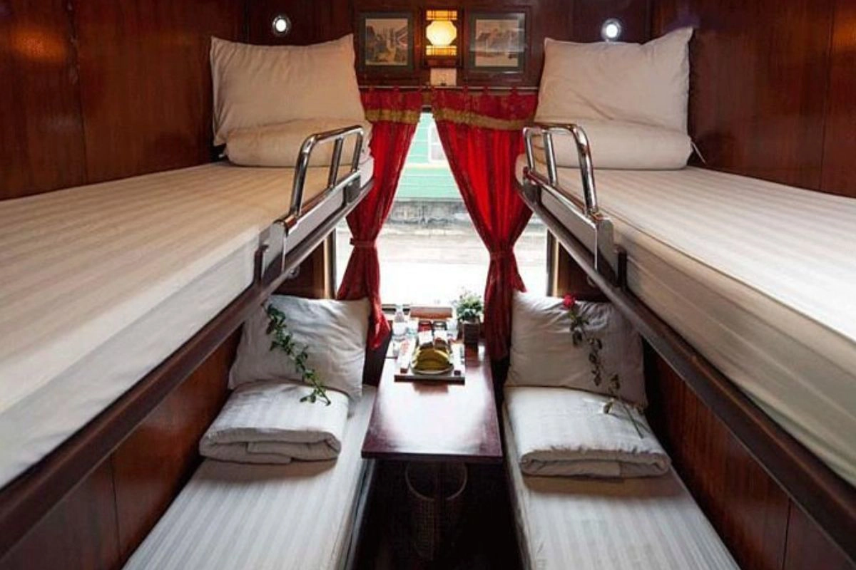 Long Vietnam train rides can last 30+ hours, so comfort is key