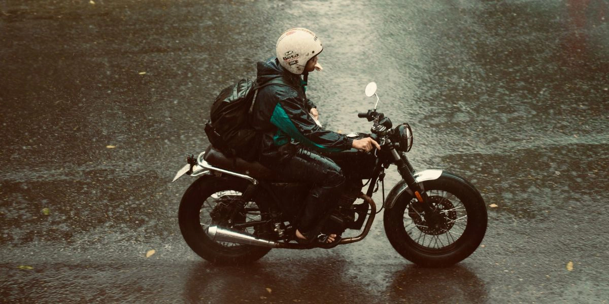 Motorbike rain riding tips