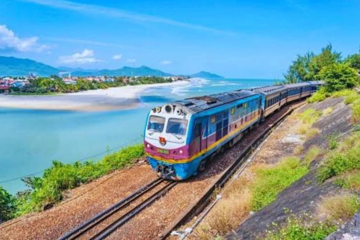 The southern coastal lines are perfect for train travel Vietnam