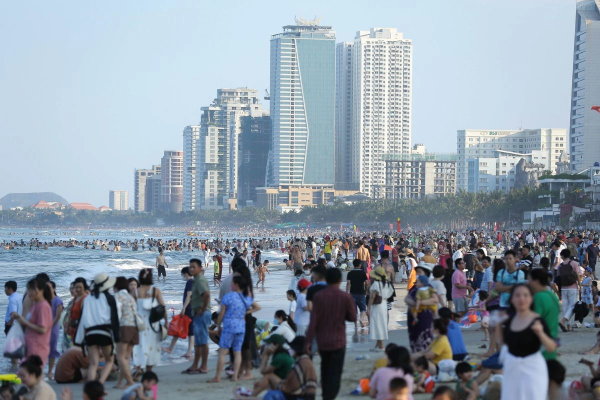 National holidays make beach destinations extremely crowded