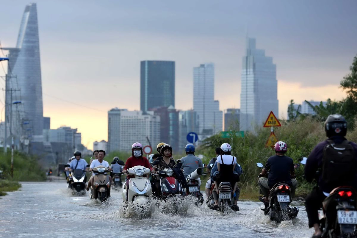 Peak monsoon rains can flood southern Vietnam