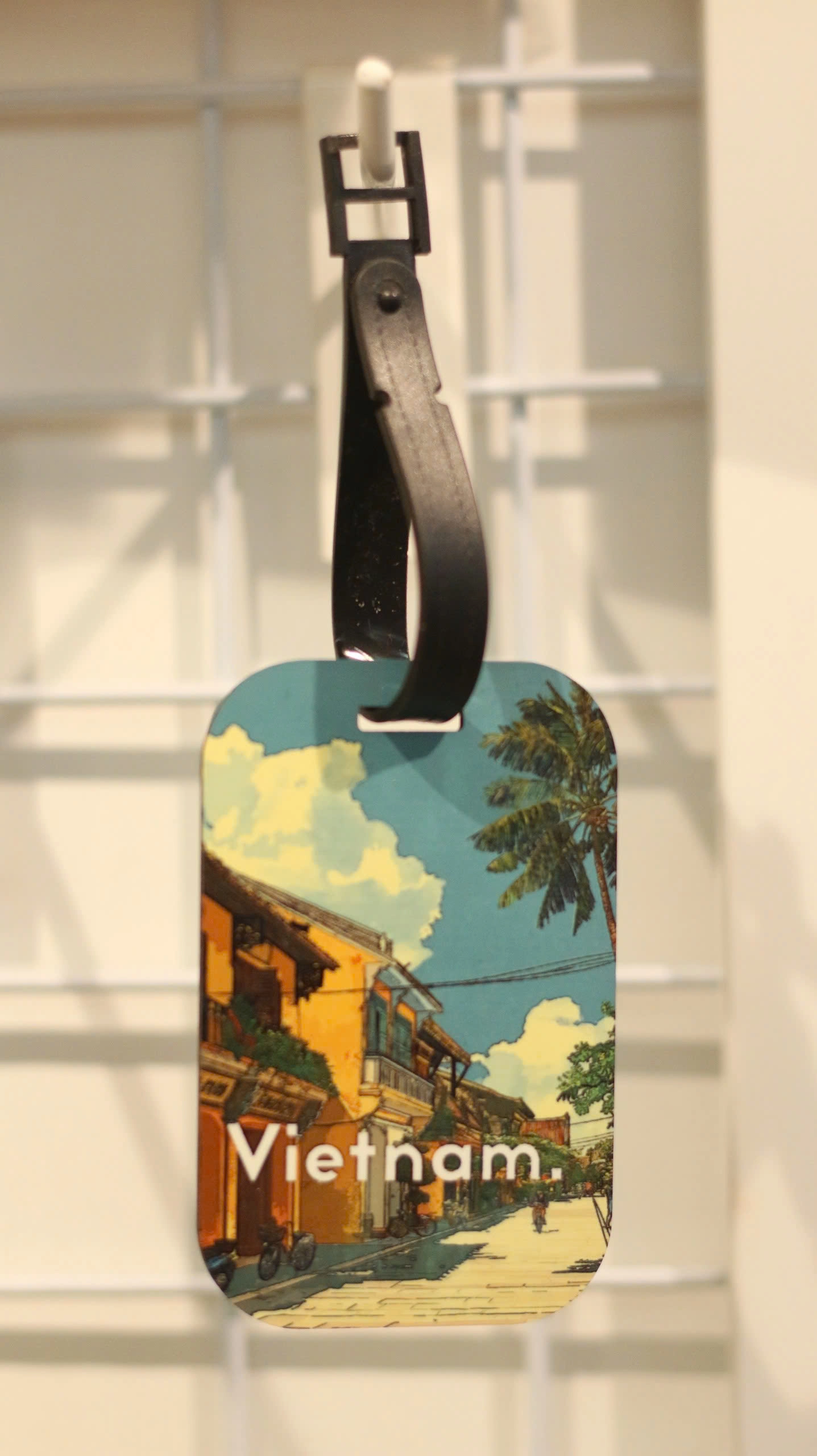 Chodole Vietnam Souvenir Plywood Luggage Tag