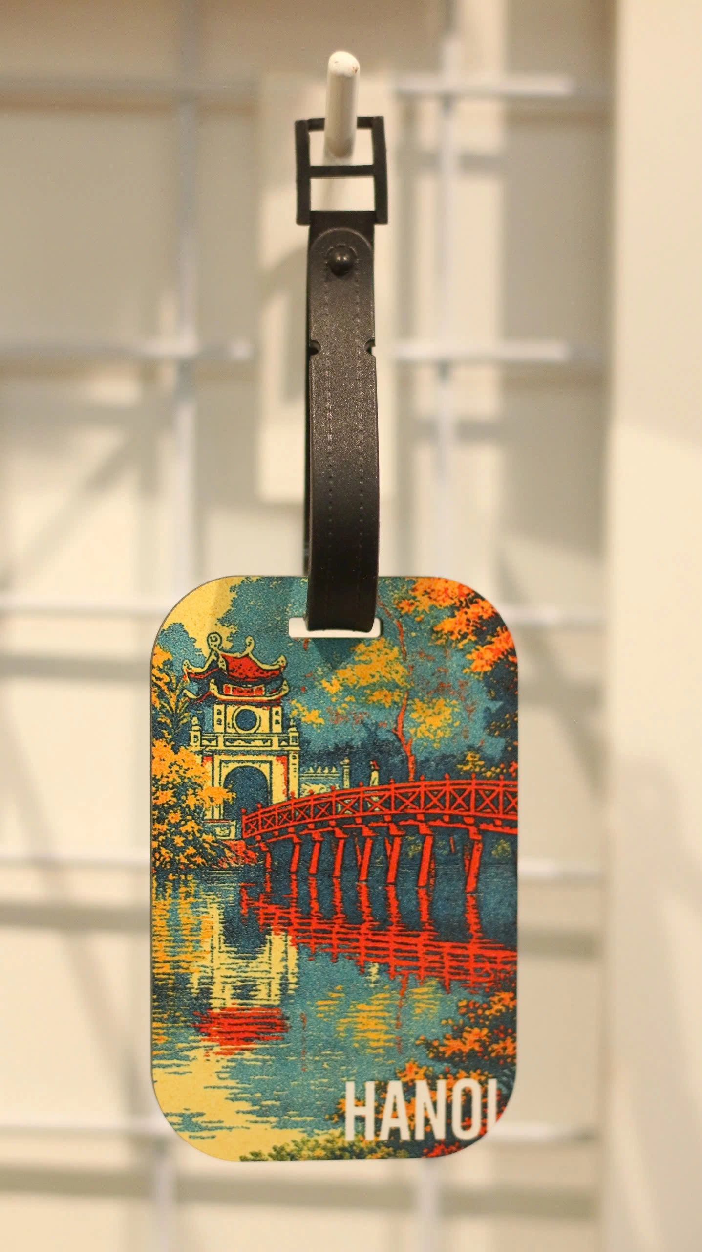 Chodole Vietnam Souvenir Plywood Luggage Tag
