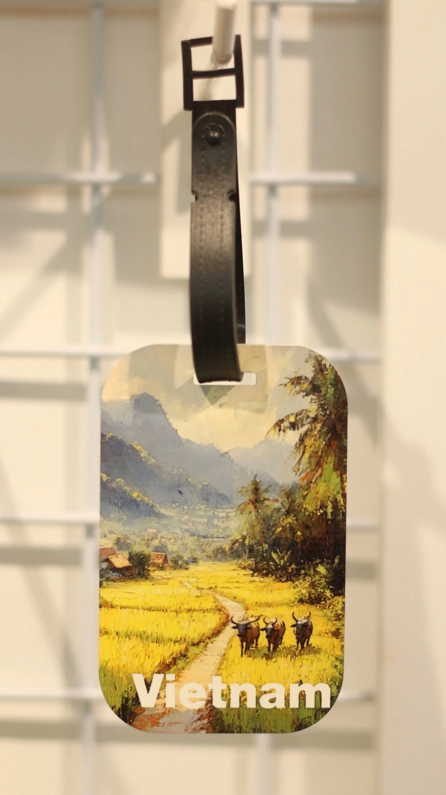 Chodole Vietnam Souvenir Plywood Luggage Tag