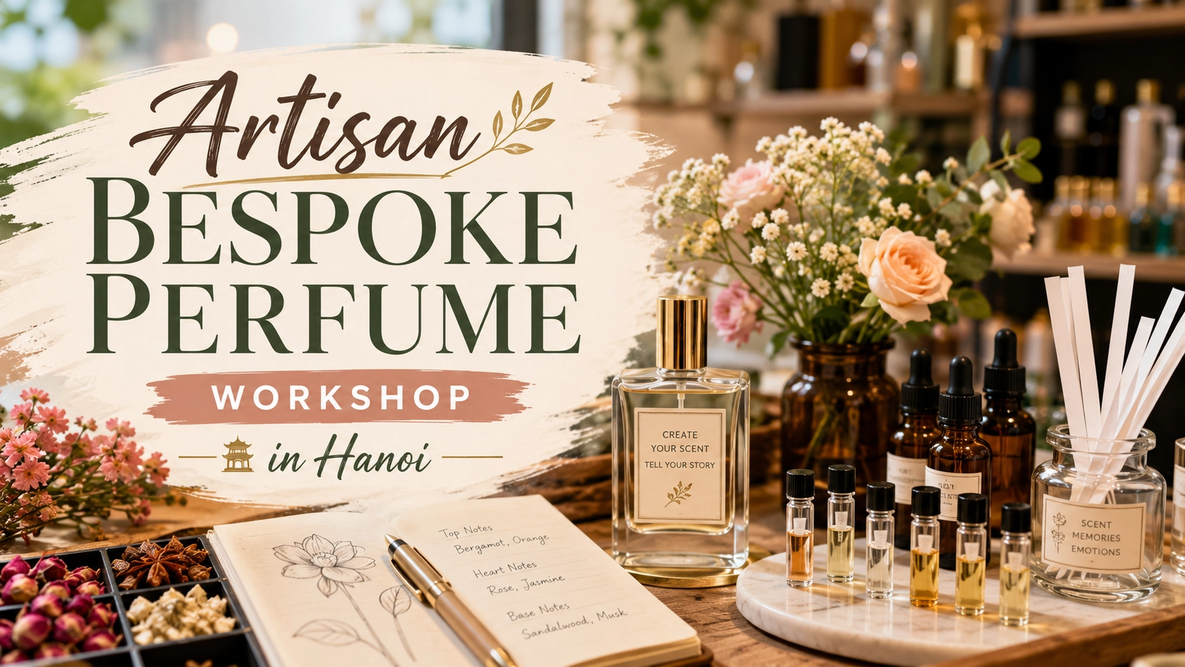 Artisan Bespoke Perfume Workshop in Hanoi