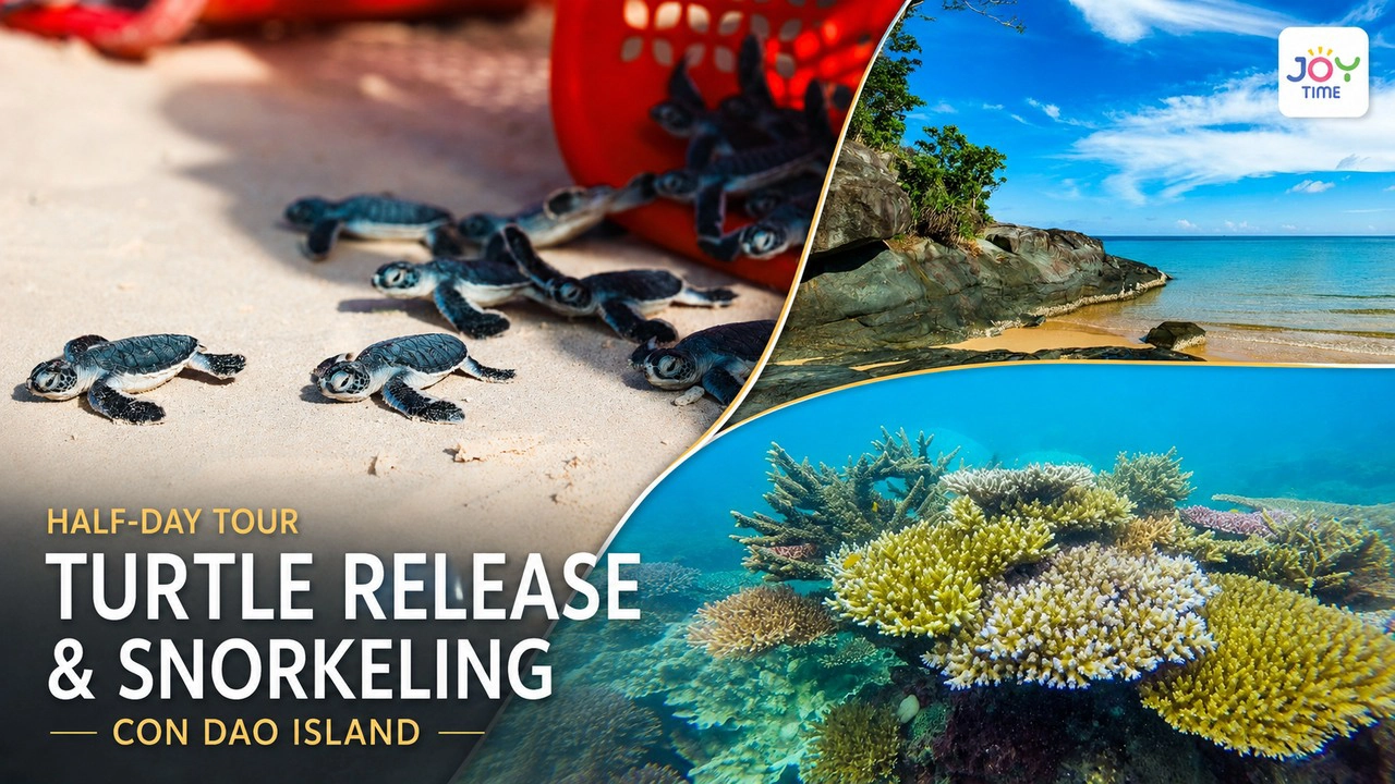 Half-day tour | Turtle release and Snorkeling In Con Dao Island
