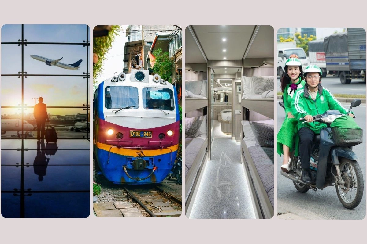 Flights, trains, buses, and Grab connect Vietnam’s major destinations