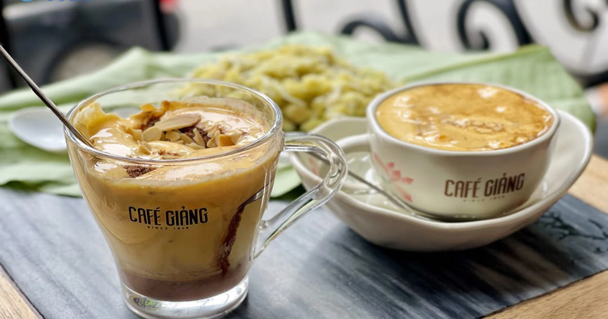 Giang cafe original egg coffee hanoi old quarter