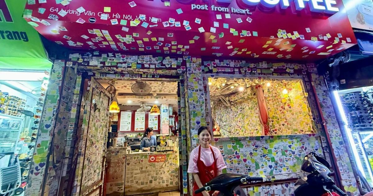 The note coffee egg coffee hanoi old quarter