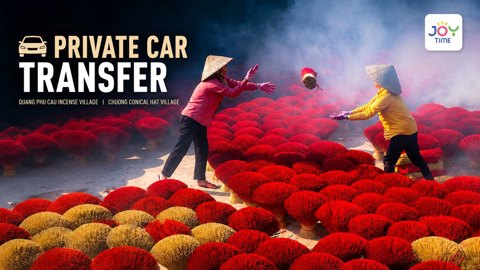 Private Car | Quang Phu Cau Incense Village & Chuong Conical Hat Village from Hanoi