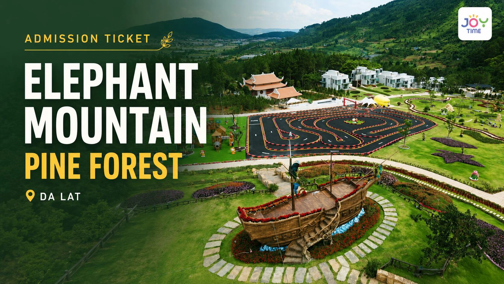 Admission Ticket Elephant Mountain Pine Forest in Da Lat