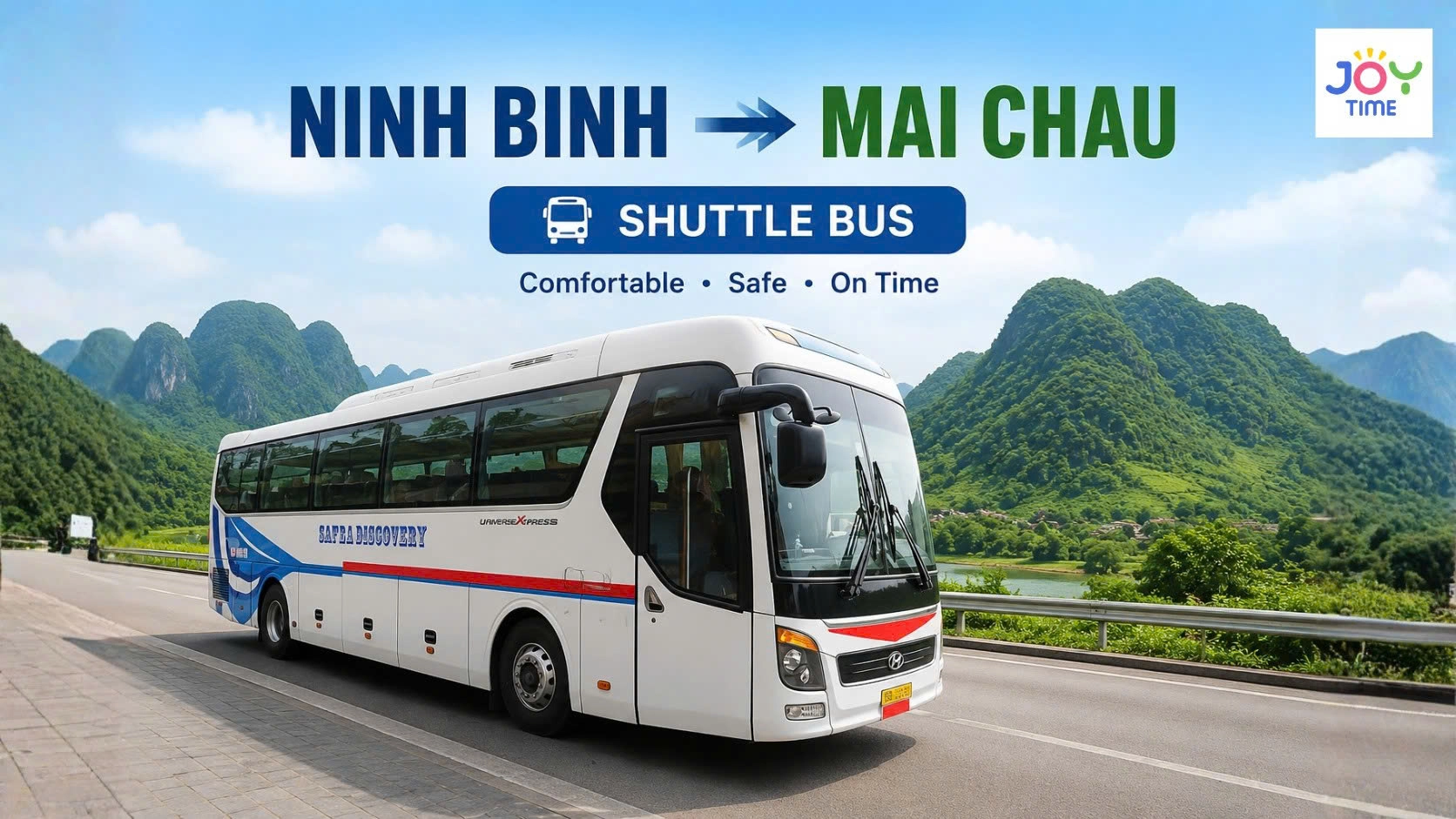 Transfer from Ninh Binh to Mai Chau | Shuttle Bus