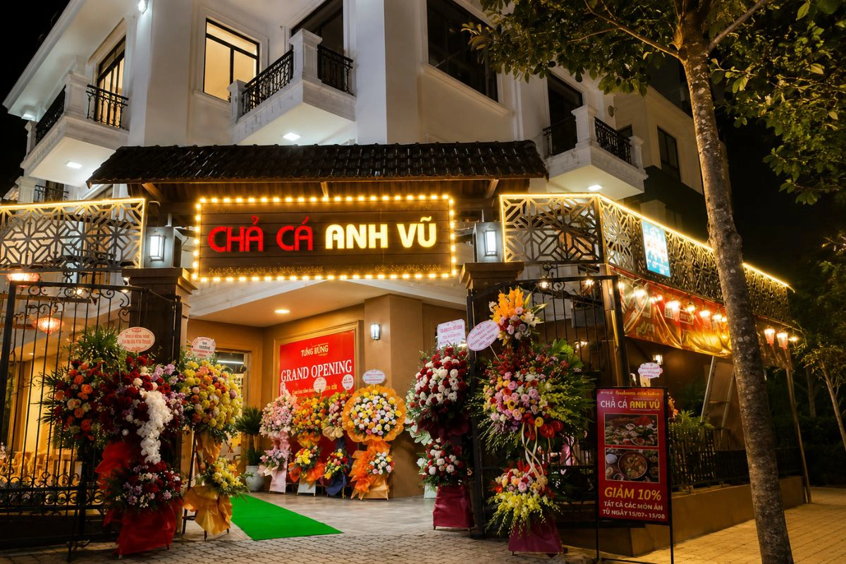 Cha Ca Anh Vu serves a cleaner modern take on cha ca
