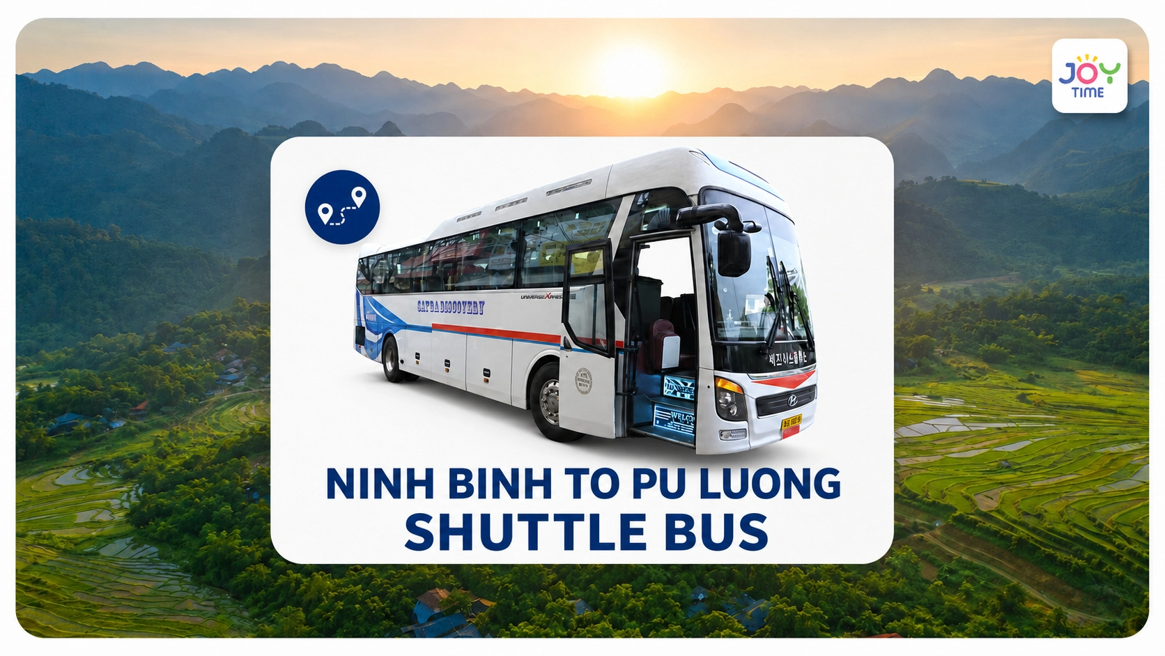 Transfer from Ninh Binh to Pu Luong | Shuttle Bus