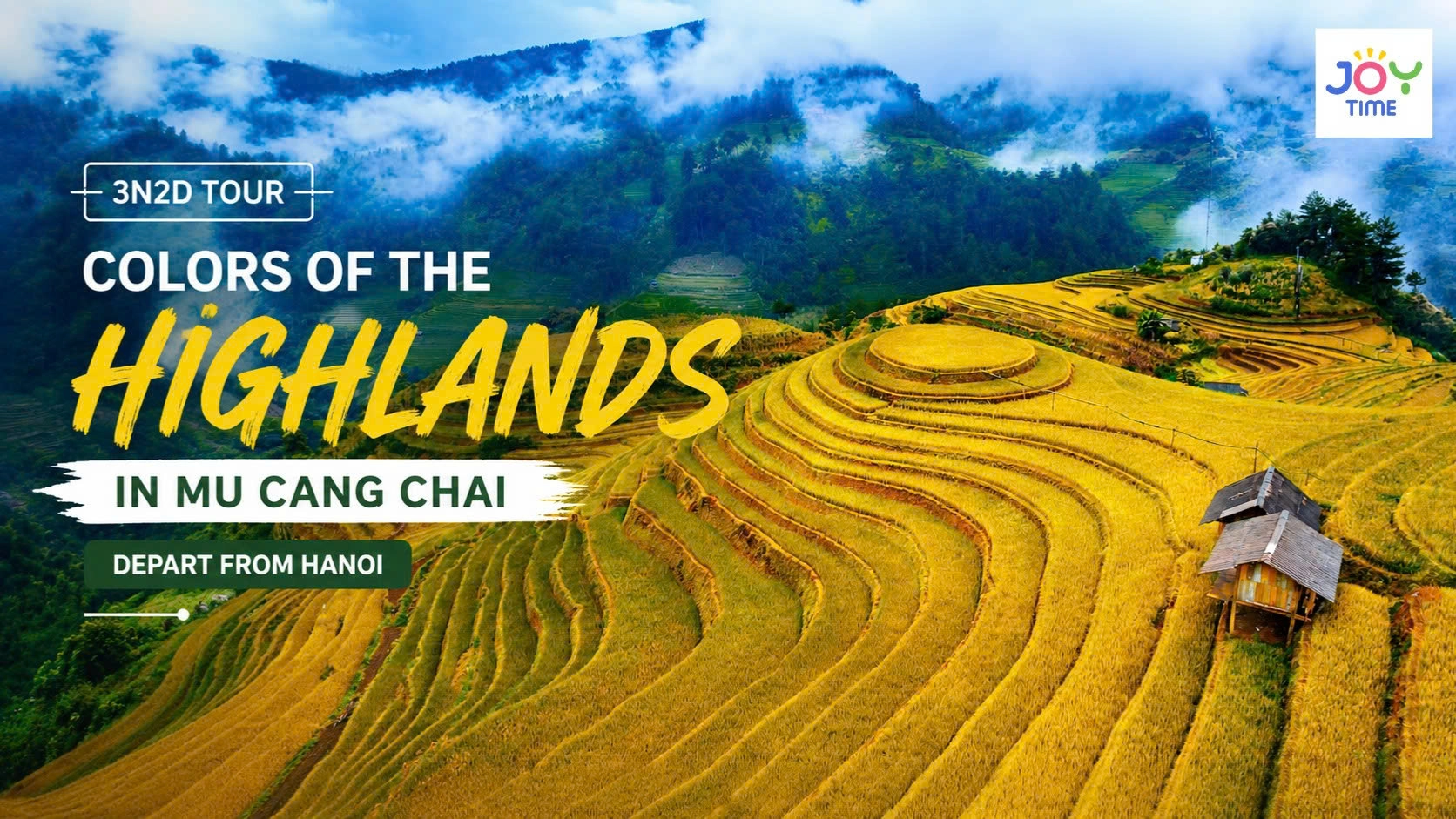 3N2D Tour | Colors of the Highlands in Mu Cang Chai Depart from Hanoi