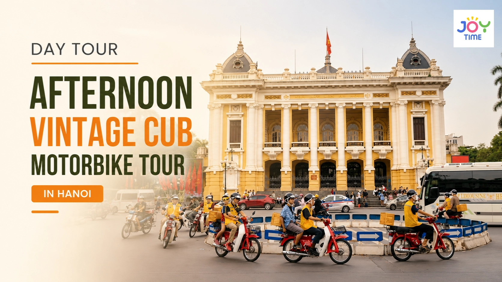 Day Tour | Afternoon Vintage Cub Motorbike Tour in Hanoi