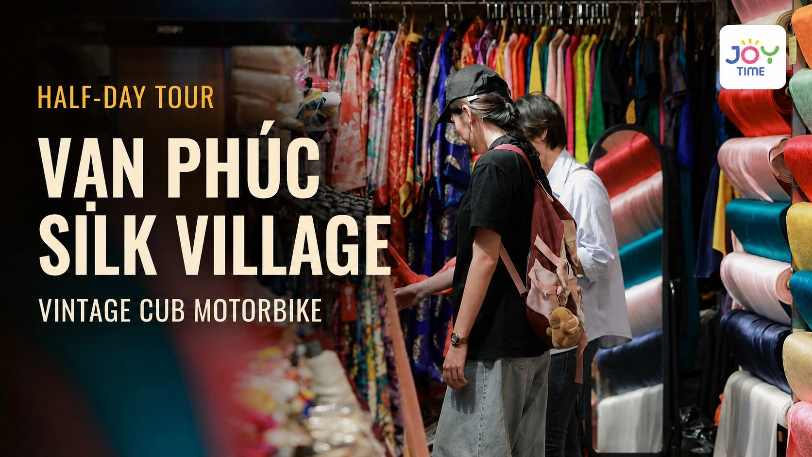 Day Tour | Half Day Explore Vạn Phúc Silk Village On Vintage Cub Motobike