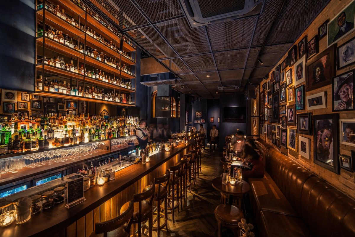Elegant glassware and soft lighting create a perfect space for conversation