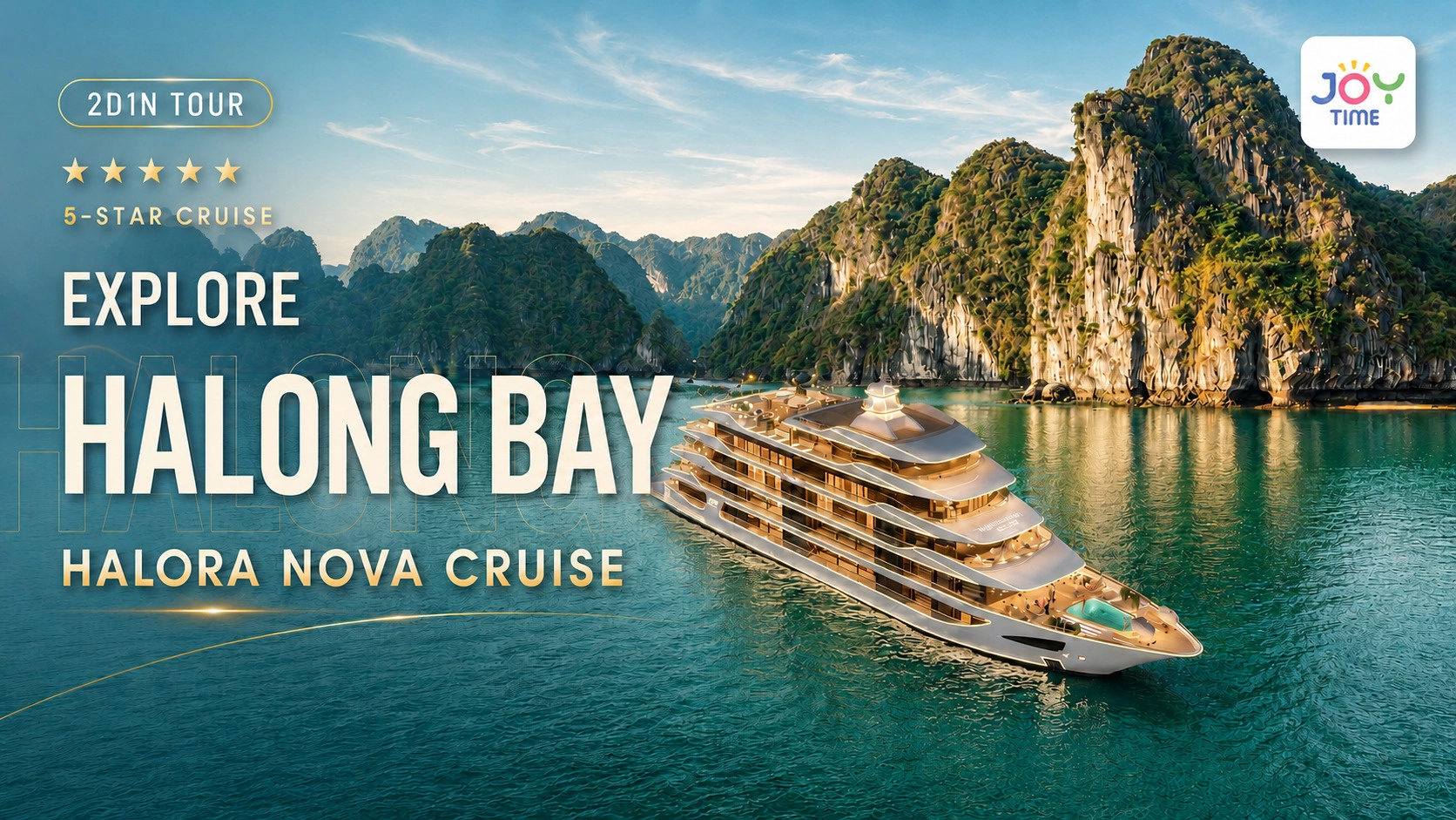 2D1N tour | Explore Halong Bay in 5-star Halora Nova Cruise